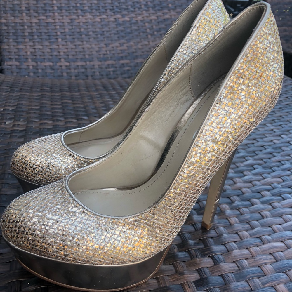 Aldo Gold heels